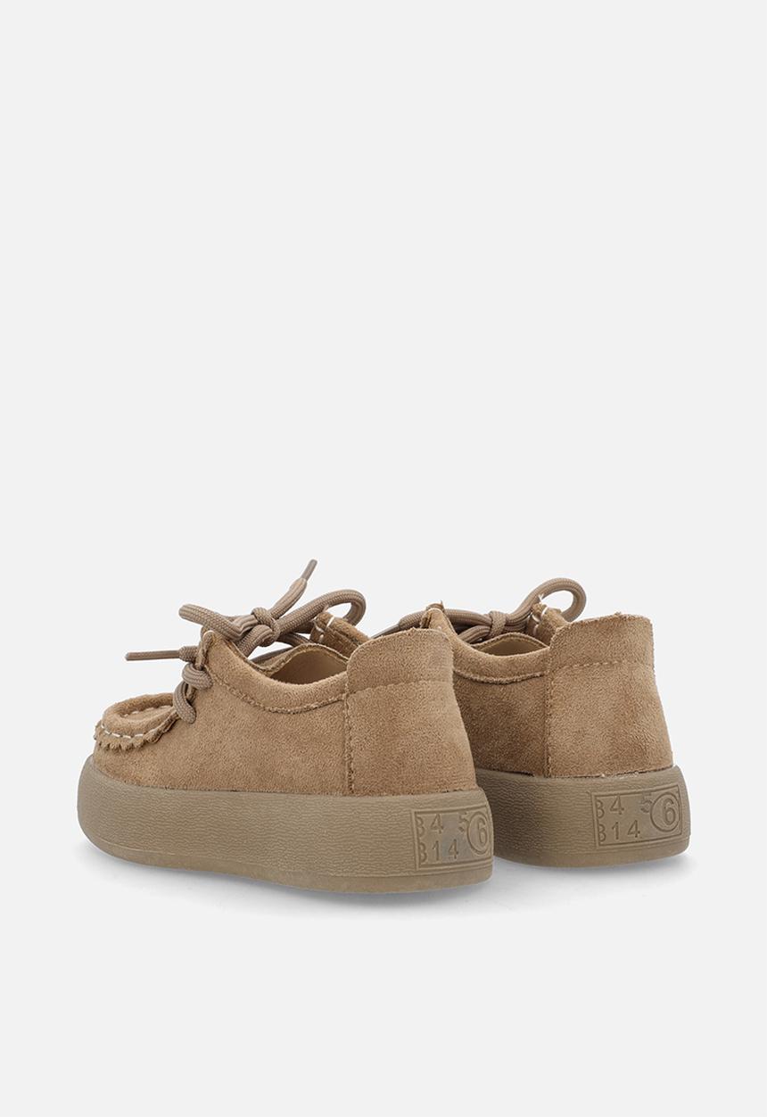 Pop Candy - Mocassin-style platform shoes - brown