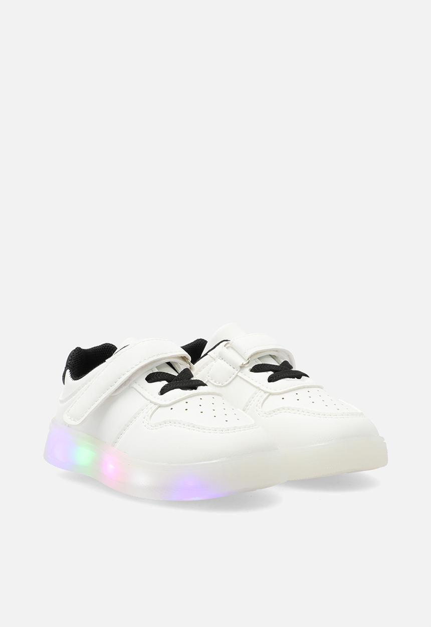 Pop Candy - LED sneakers - white/black
