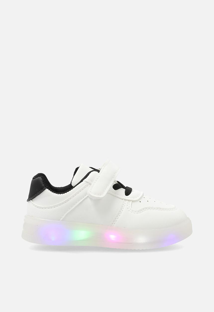 Pop Candy - LED sneakers - white/black