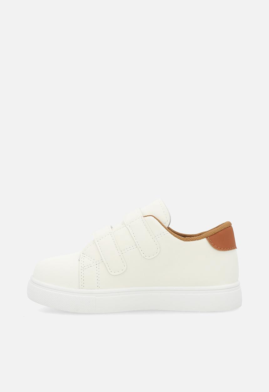 Pop Candy - Double strap sneakers - white/brown