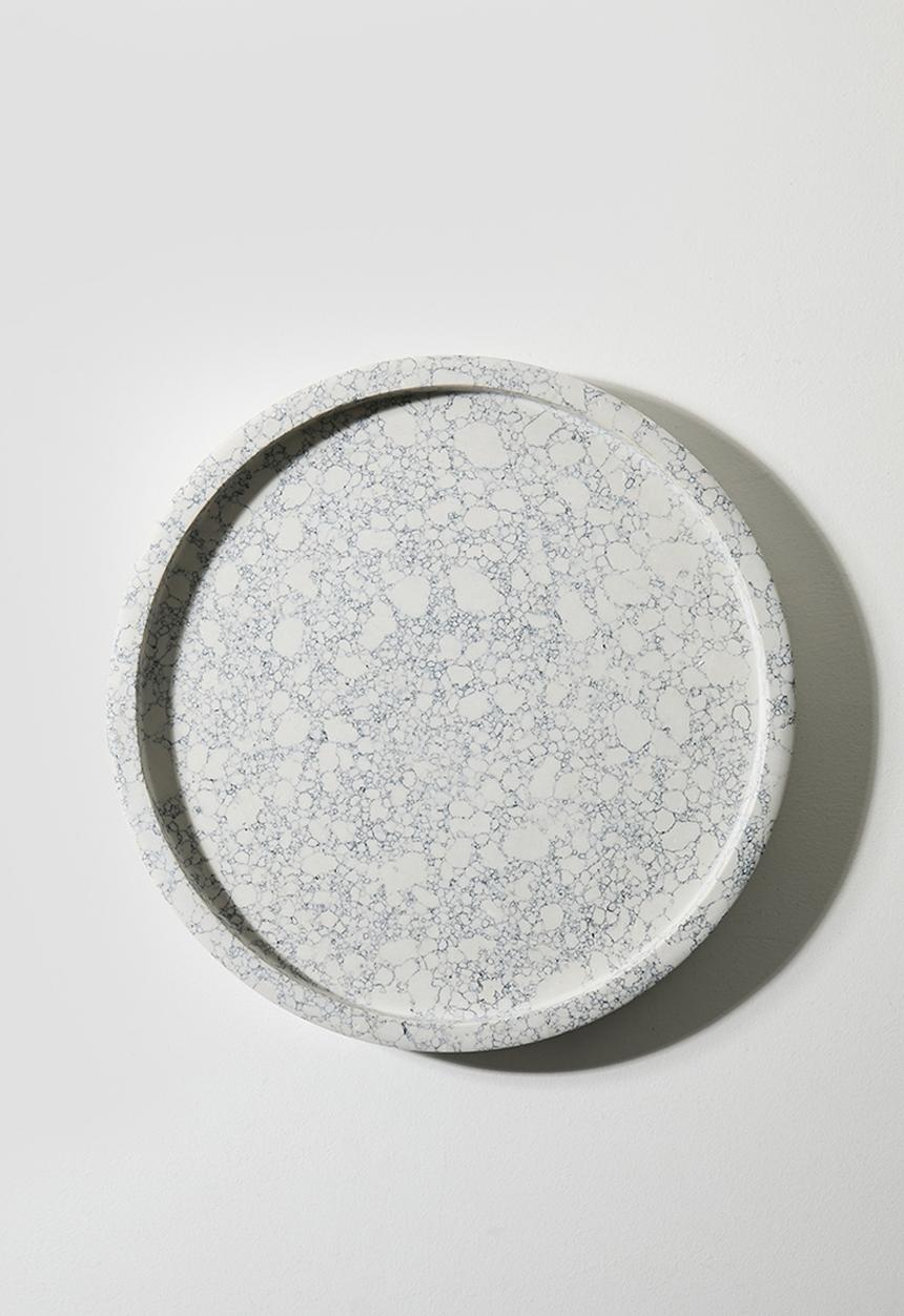 Sixth Floor - Spec Marble Serving Tray - Neutral & Black