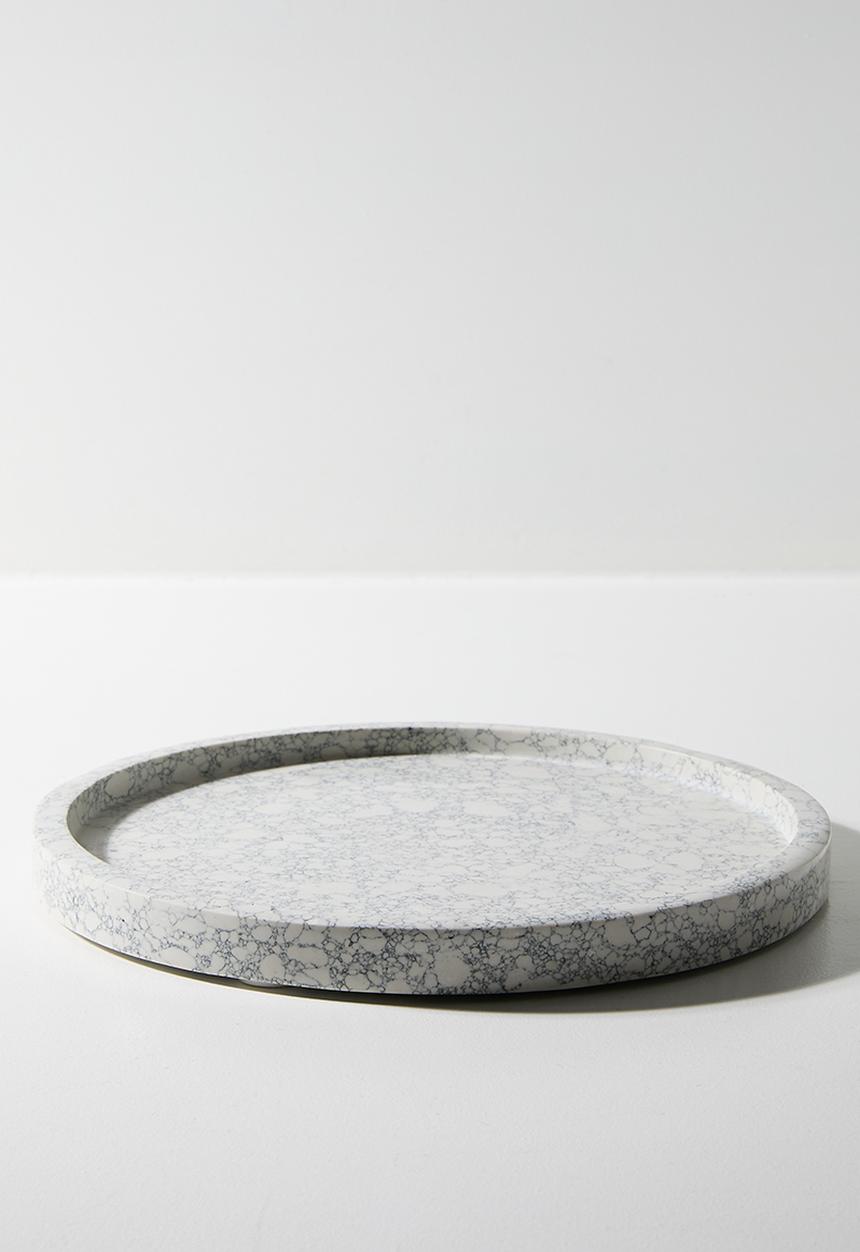 Sixth Floor - Spec Marble Serving Tray - Neutral & Black