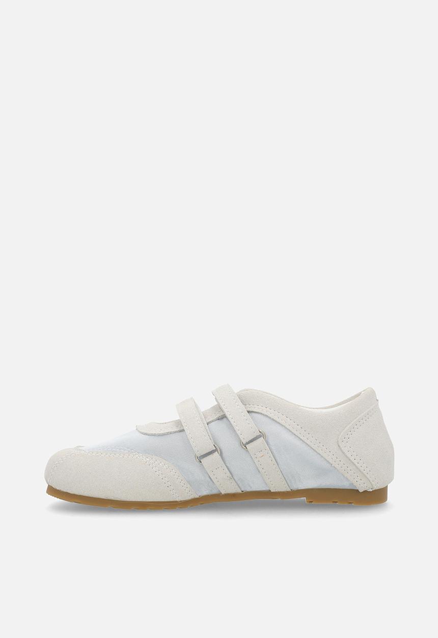 Pop Candy - Sporty ballet shoes - ivory/duck egg blue