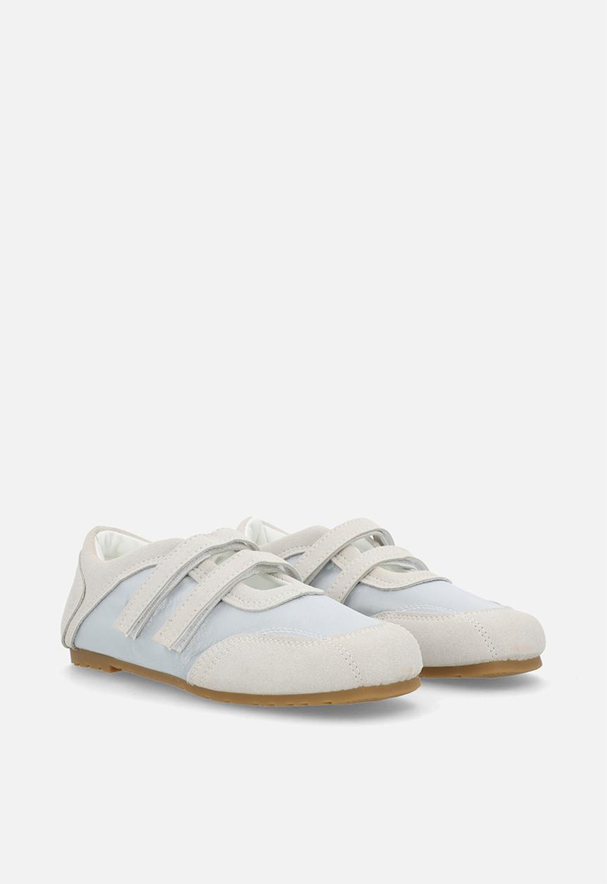 Pop Candy - Sporty ballet shoes - ivory/duck egg blue