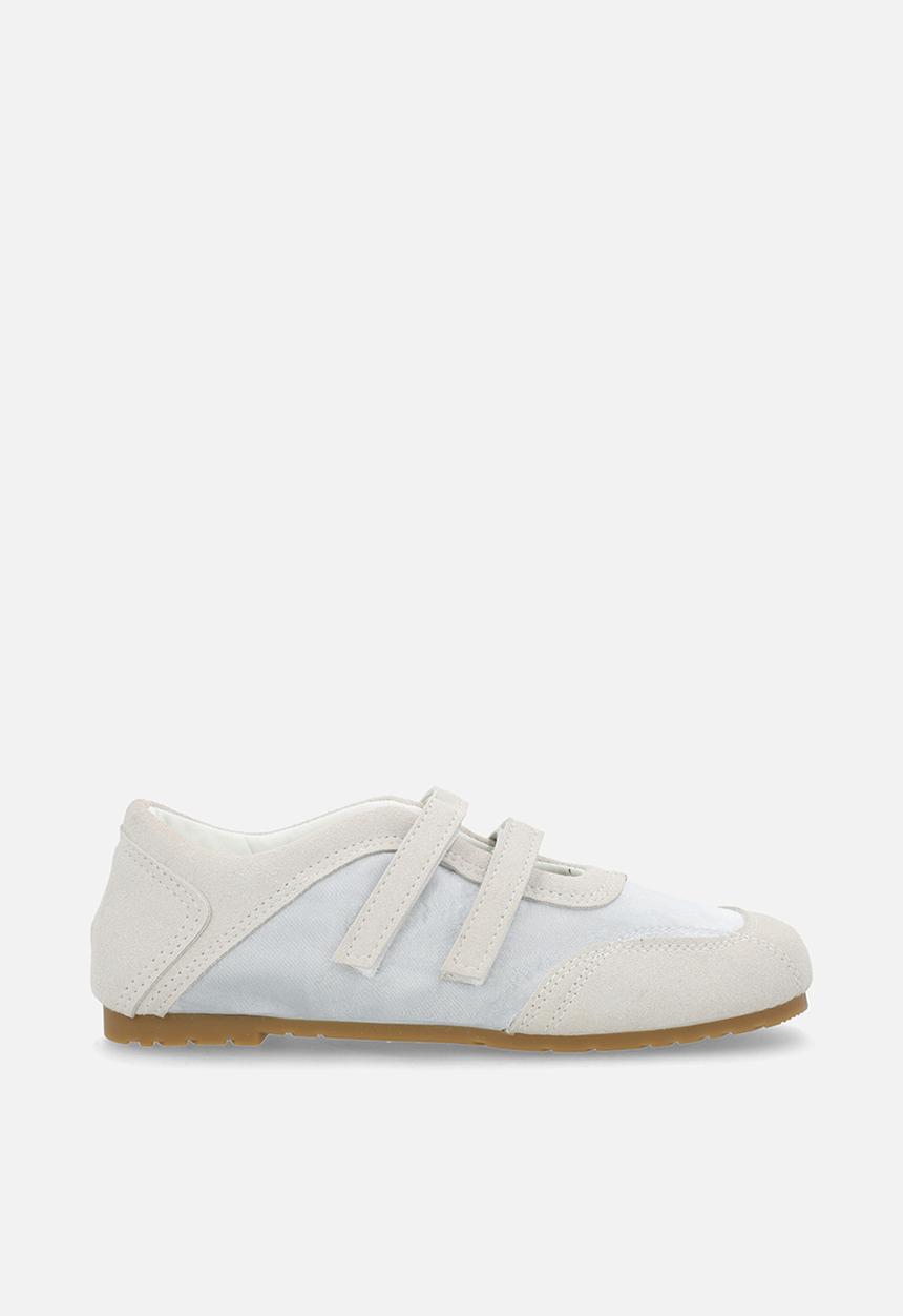 Pop Candy - Sporty ballet shoes - ivory/duck egg blue