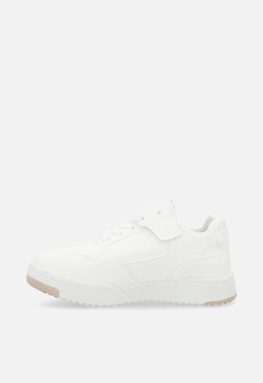Pop Candy - Floral applique sneakers - white