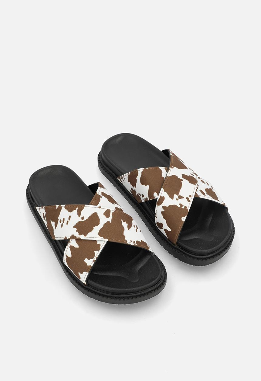 Pop Candy - Cow print silders - print multi