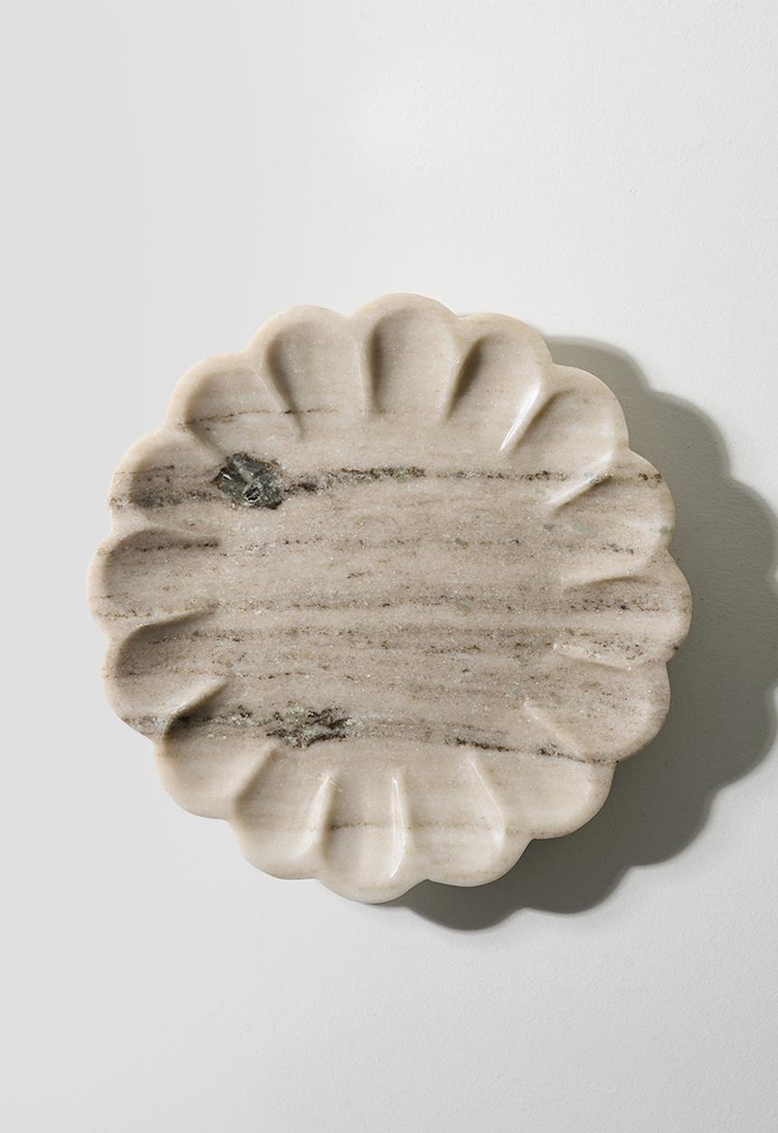 Sixth Floor - Scalloped Décor Tray - Natural