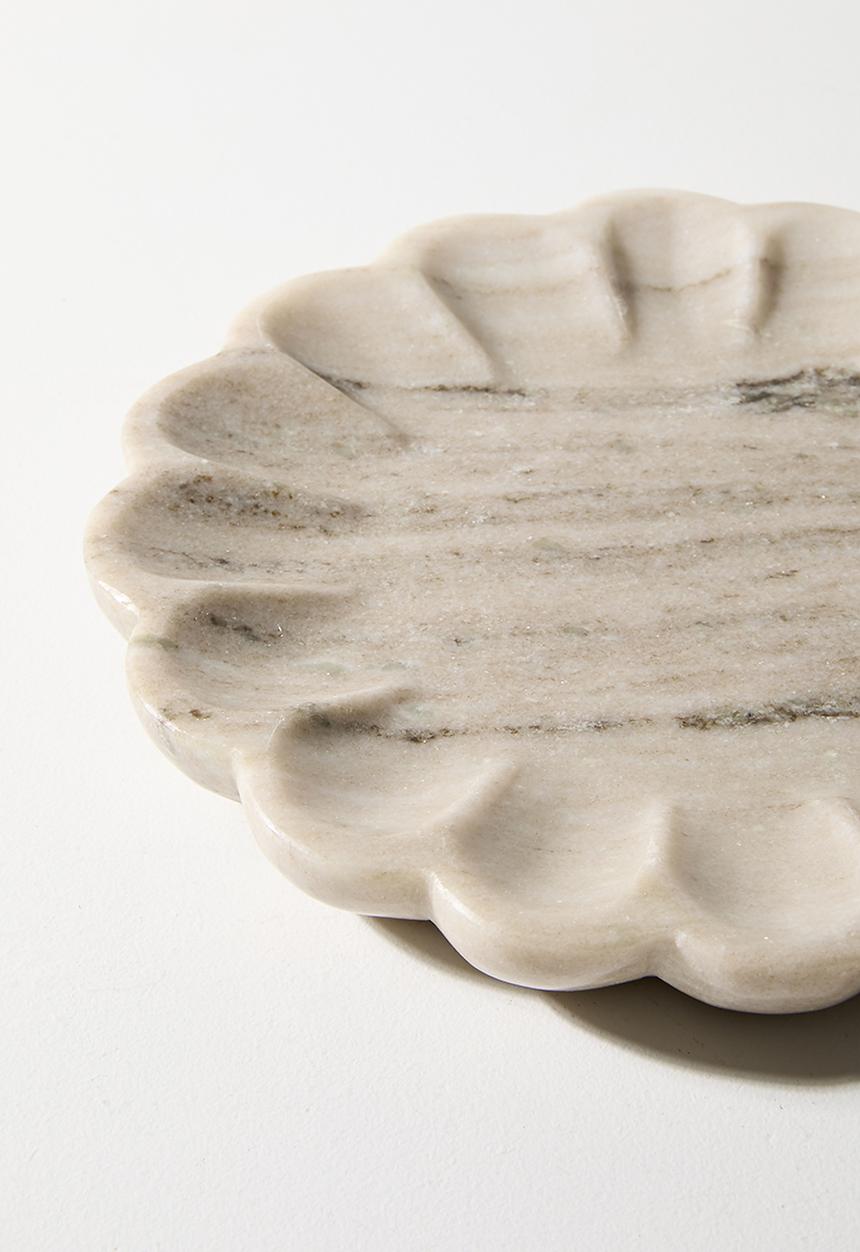Sixth Floor - Scalloped Décor Tray - Natural