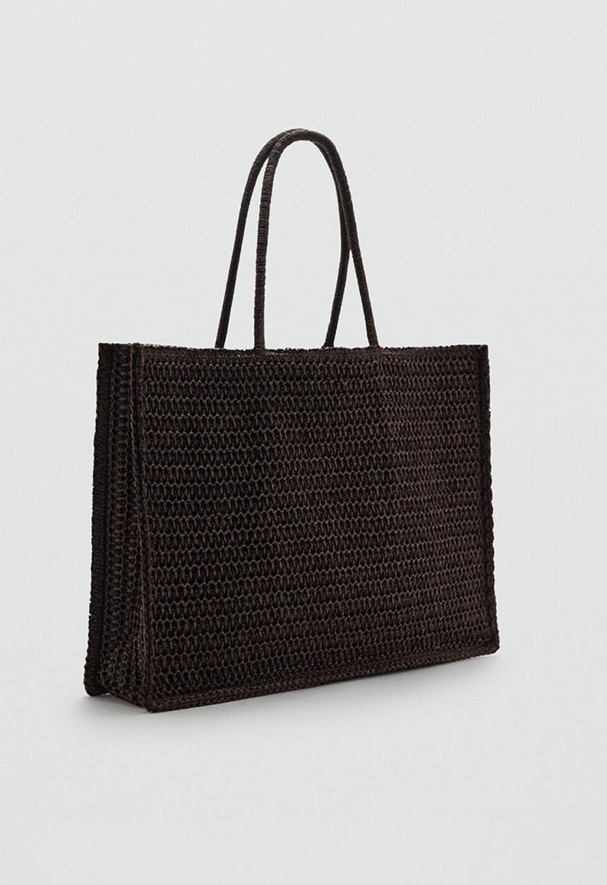 MANGO - Harper Tote Bag - Dark Brown