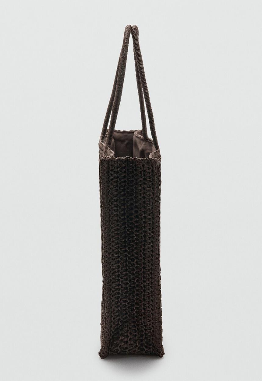 MANGO - Harper Tote Bag - Dark Brown
