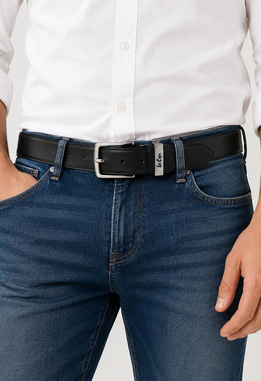 Lee Cooper - Parker Black Belt - Black