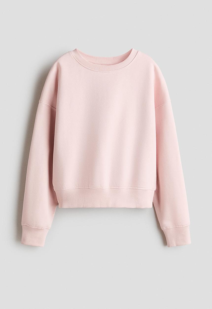 H&M - Crew-neck sweatshirt - light pink