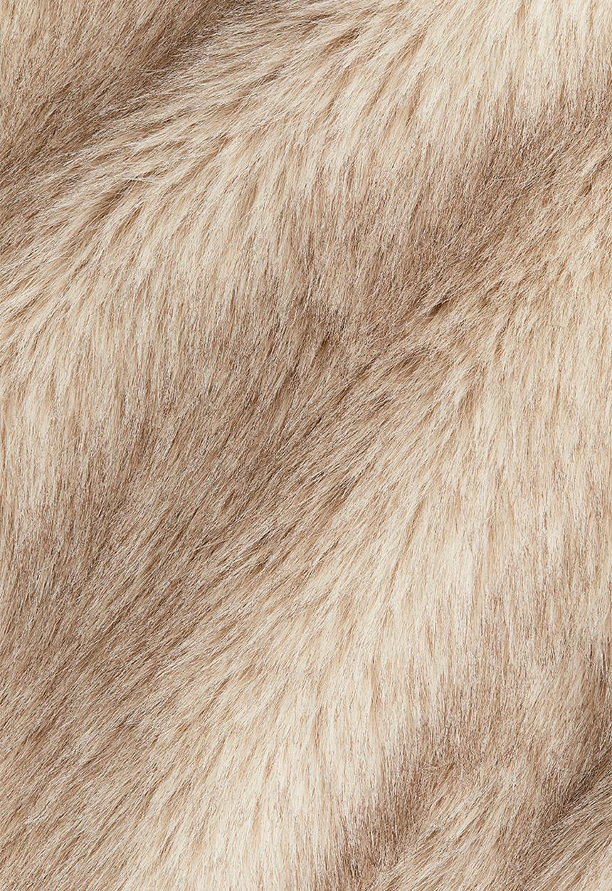 H&M - Cropped fluffy jacket - beige