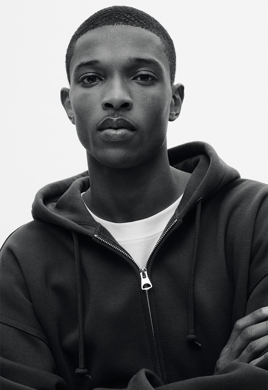 H&M - Oversized fit zip-through hoodie - dark green