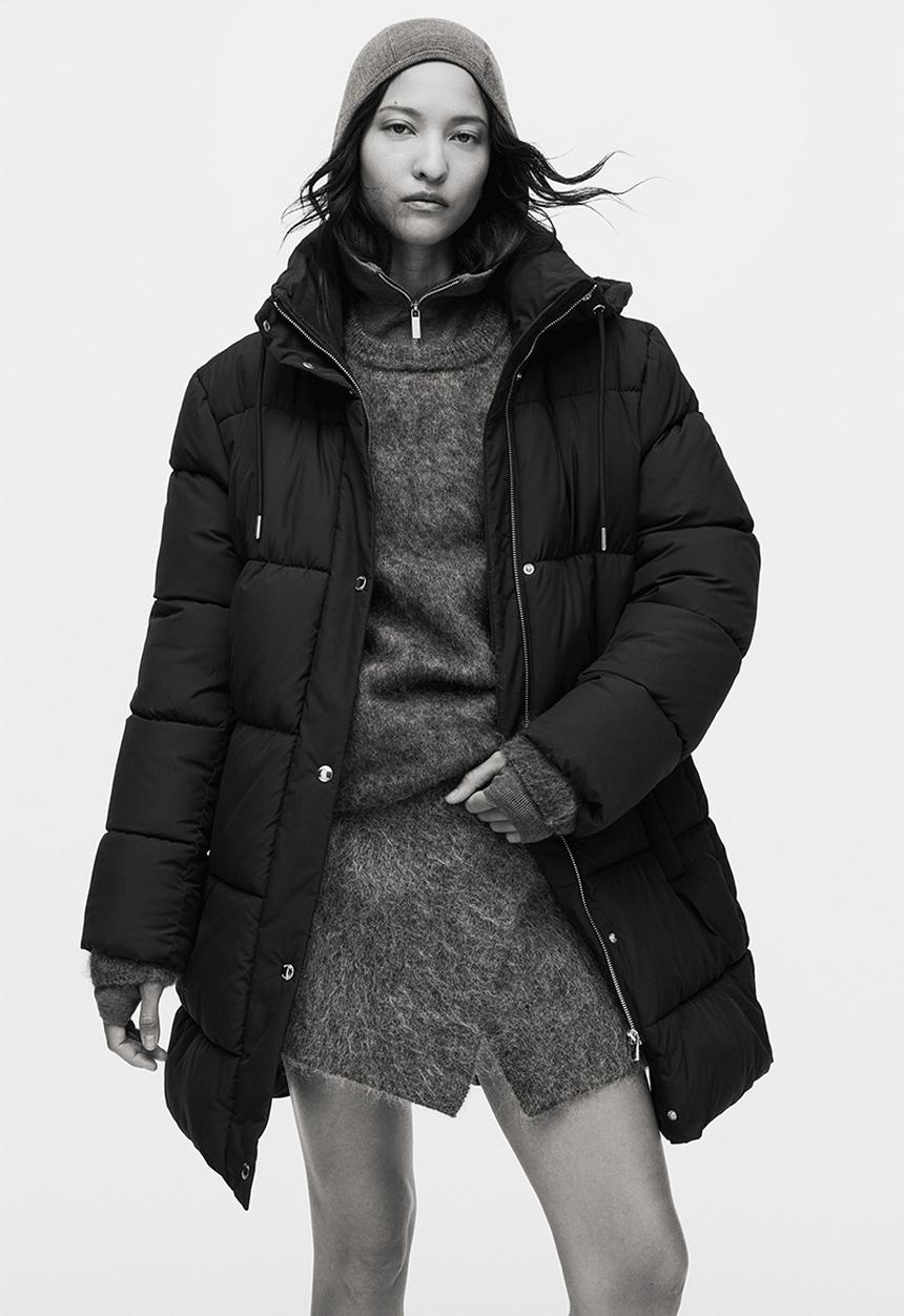 H&M - Puffer coat - black