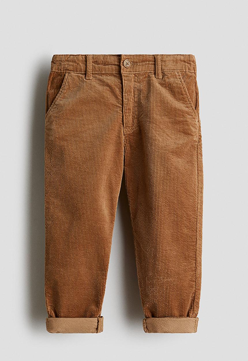H&M - Corduroy chinos - brown