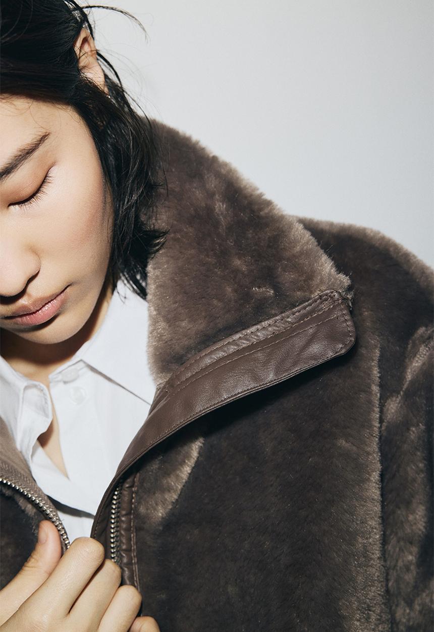 H&M - Oversized jacket - dark beige