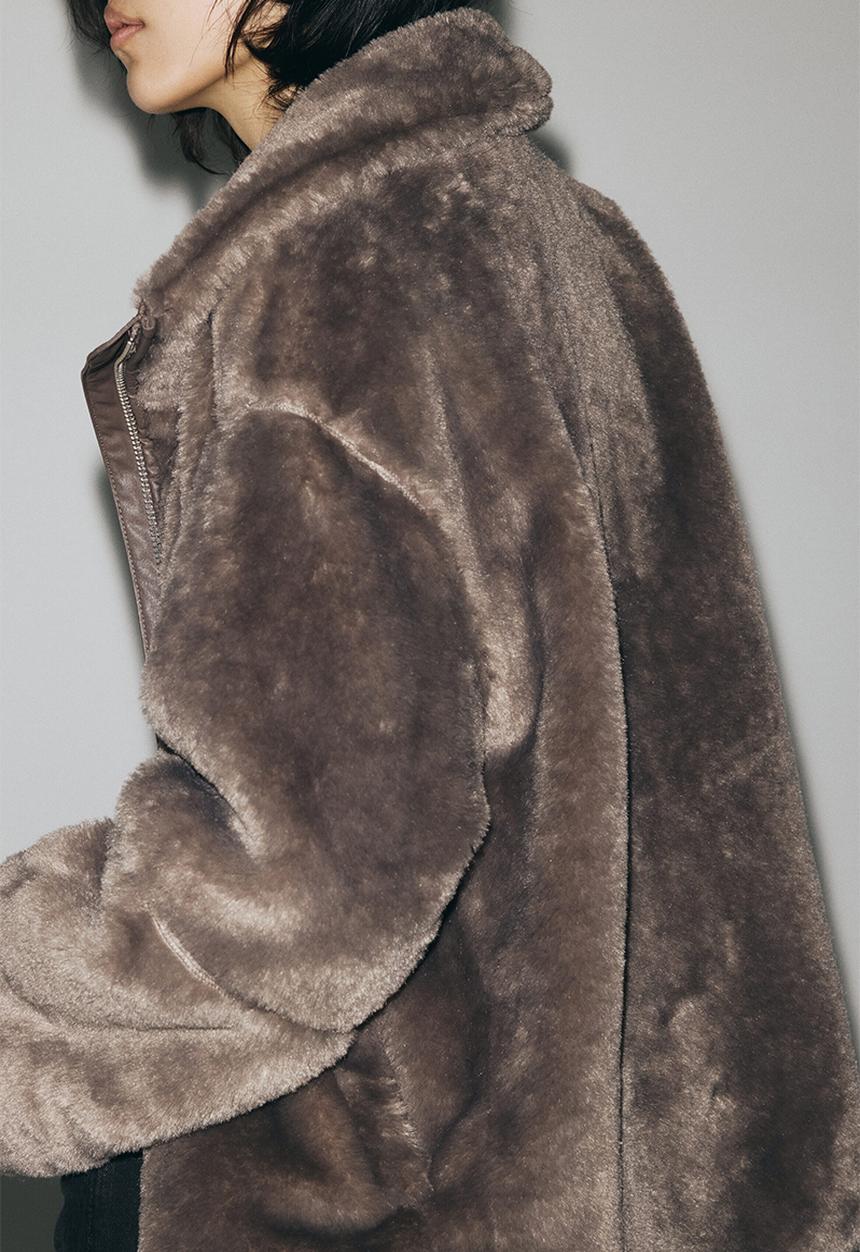 H&M - Oversized jacket - dark beige