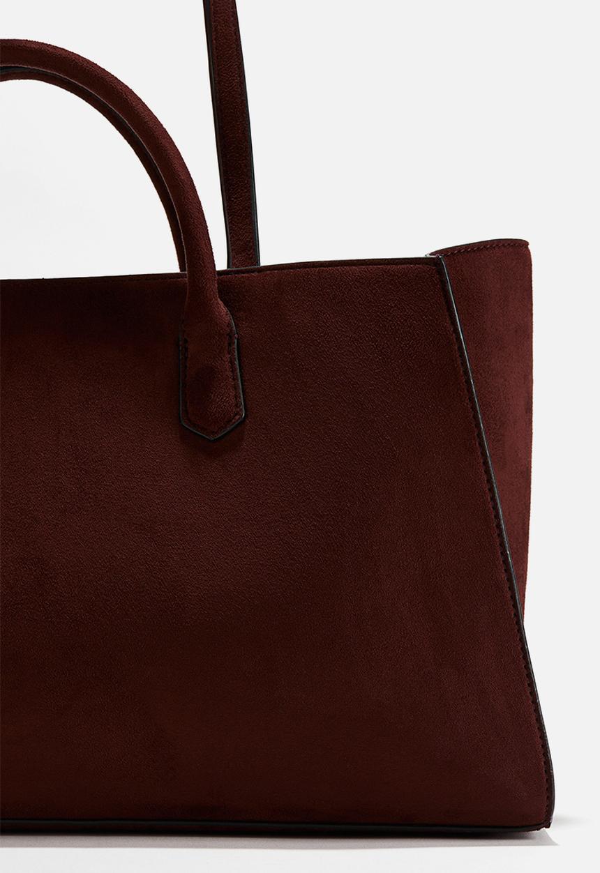 H&M - Tote bag - dark red