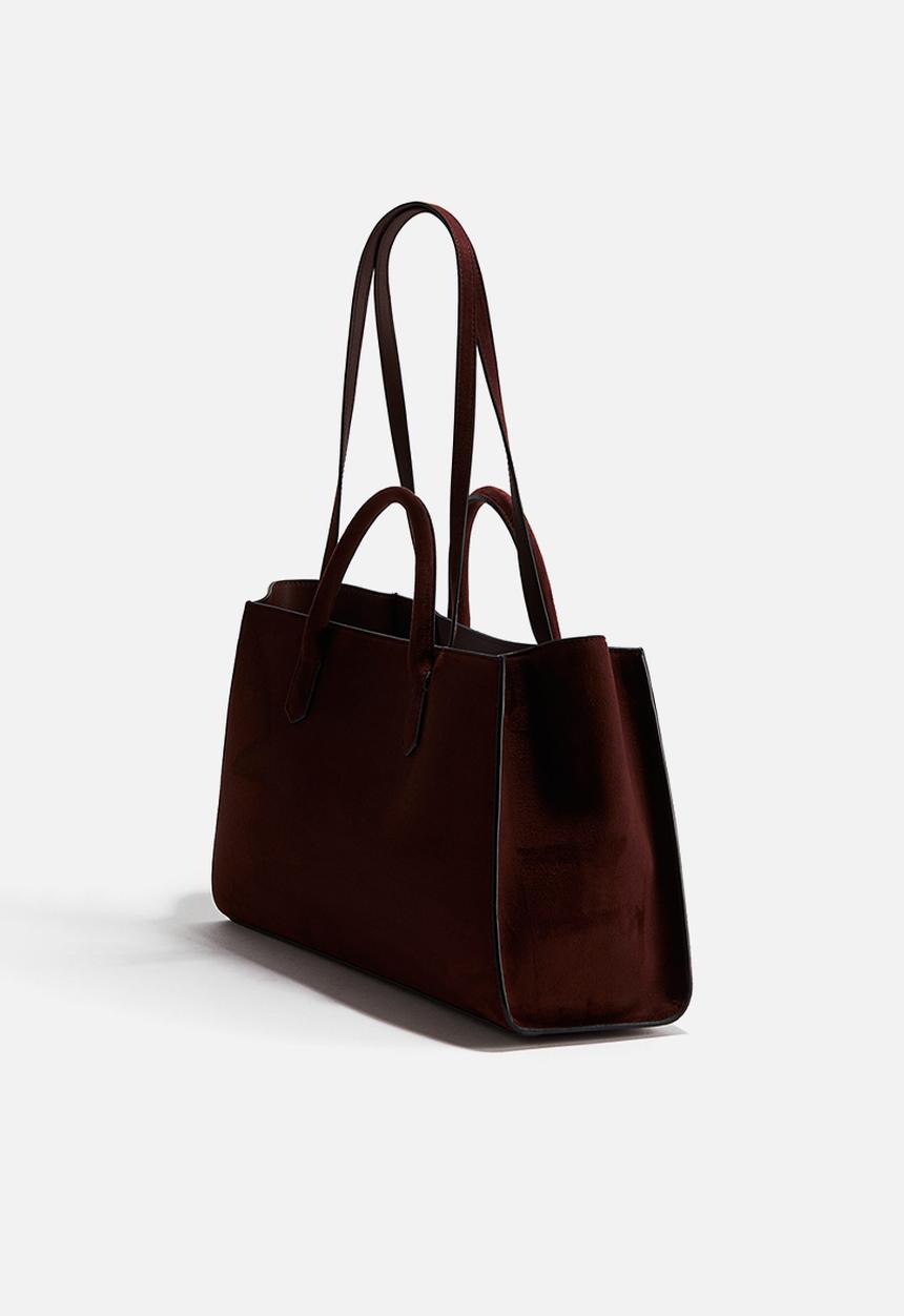 H&M - Tote bag - dark red