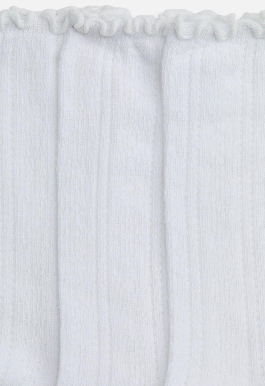 H&M - 5-Pack pointelle-knit socks - white