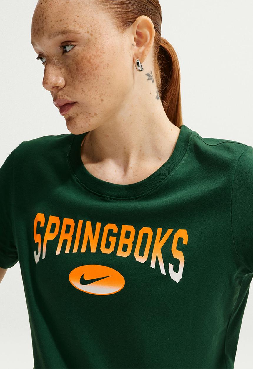 Nike - Springbok Wnk Rugby Tee - Gorge Green/University Gold