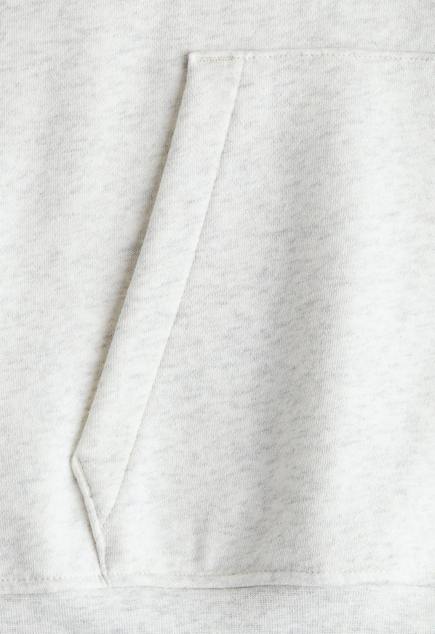 H&M - Printed hoodie - light grey marl/garfield