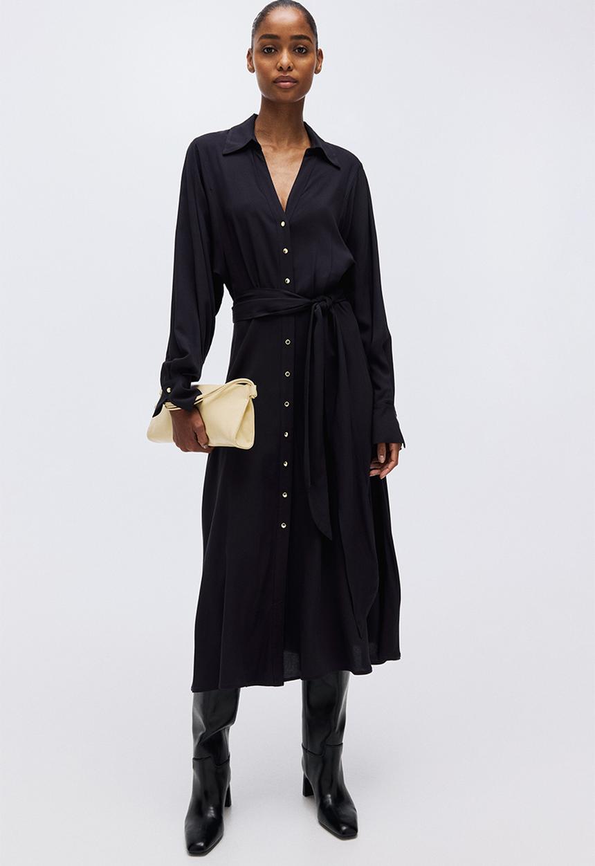 H&M - Shirt dress - navy blue