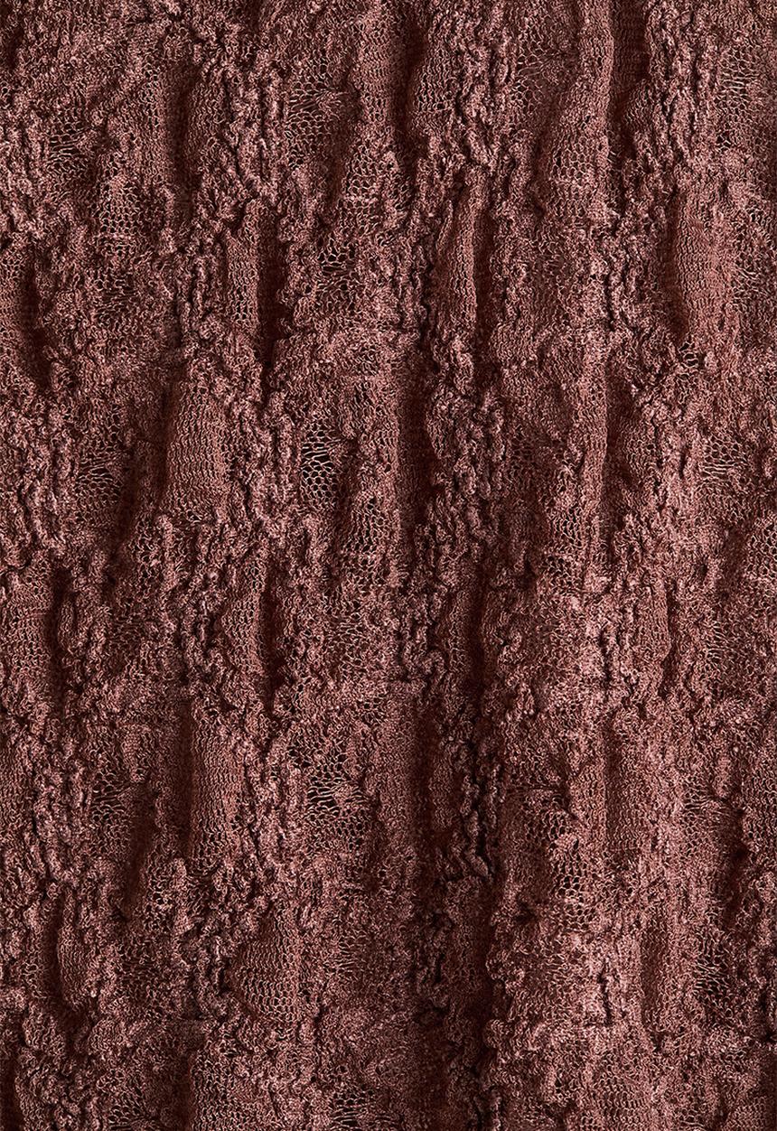 H&M - V-neck lace top - old rose