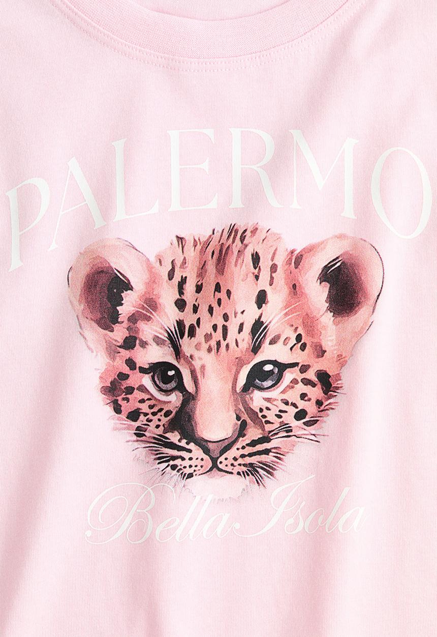 H&M - Printed T-shirt - pink/palermo