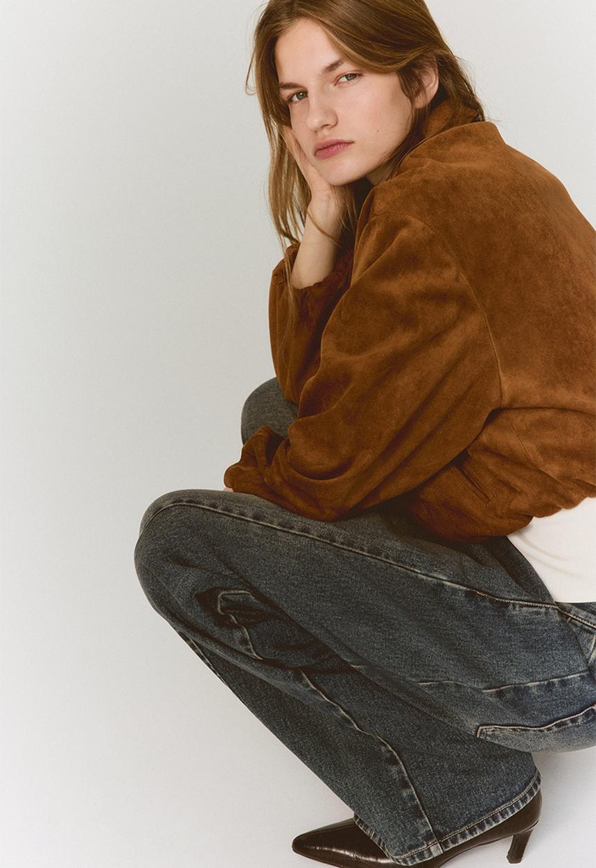 H&M - Collared jacket - dark beige
