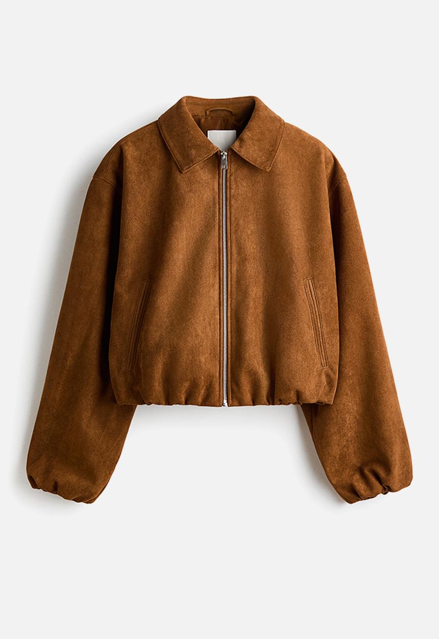 H&M - Collared jacket - dark beige
