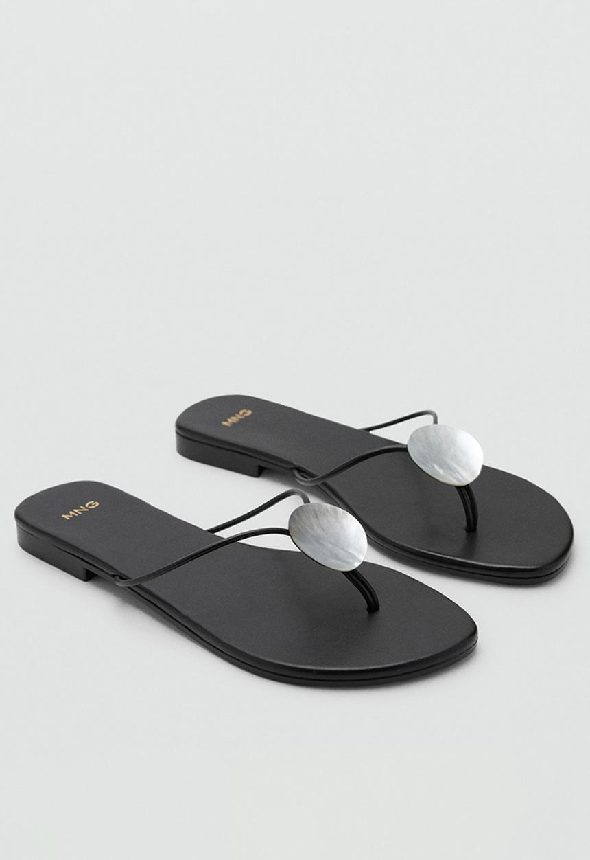 MANGO - Frania thong - black