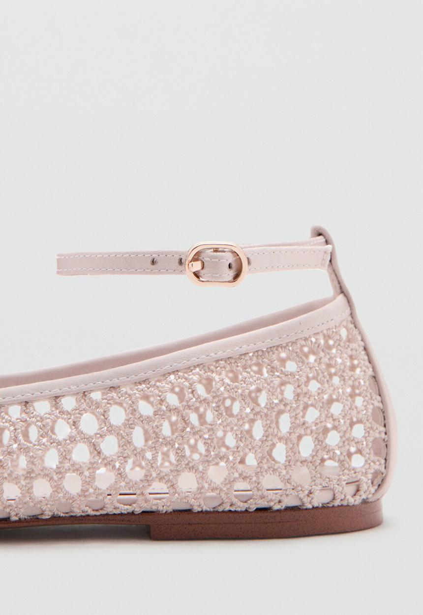 MANGO - Nube ankle strap pump - light/pastel pink