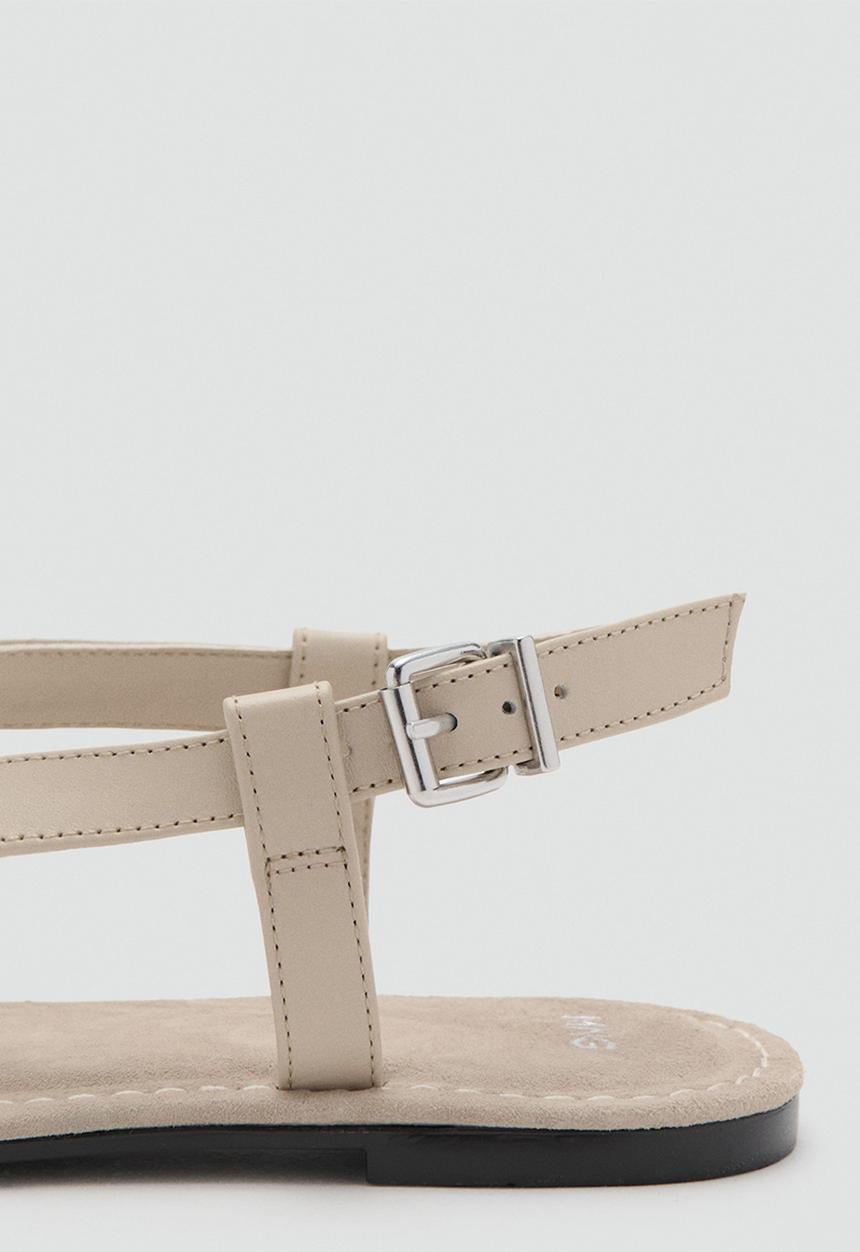 MANGO - Enne toe post slingback - neutral