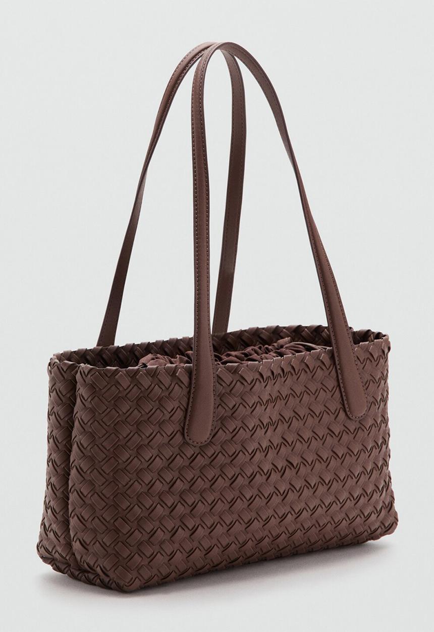 MANGO - Thiago Tote Bag - Brown