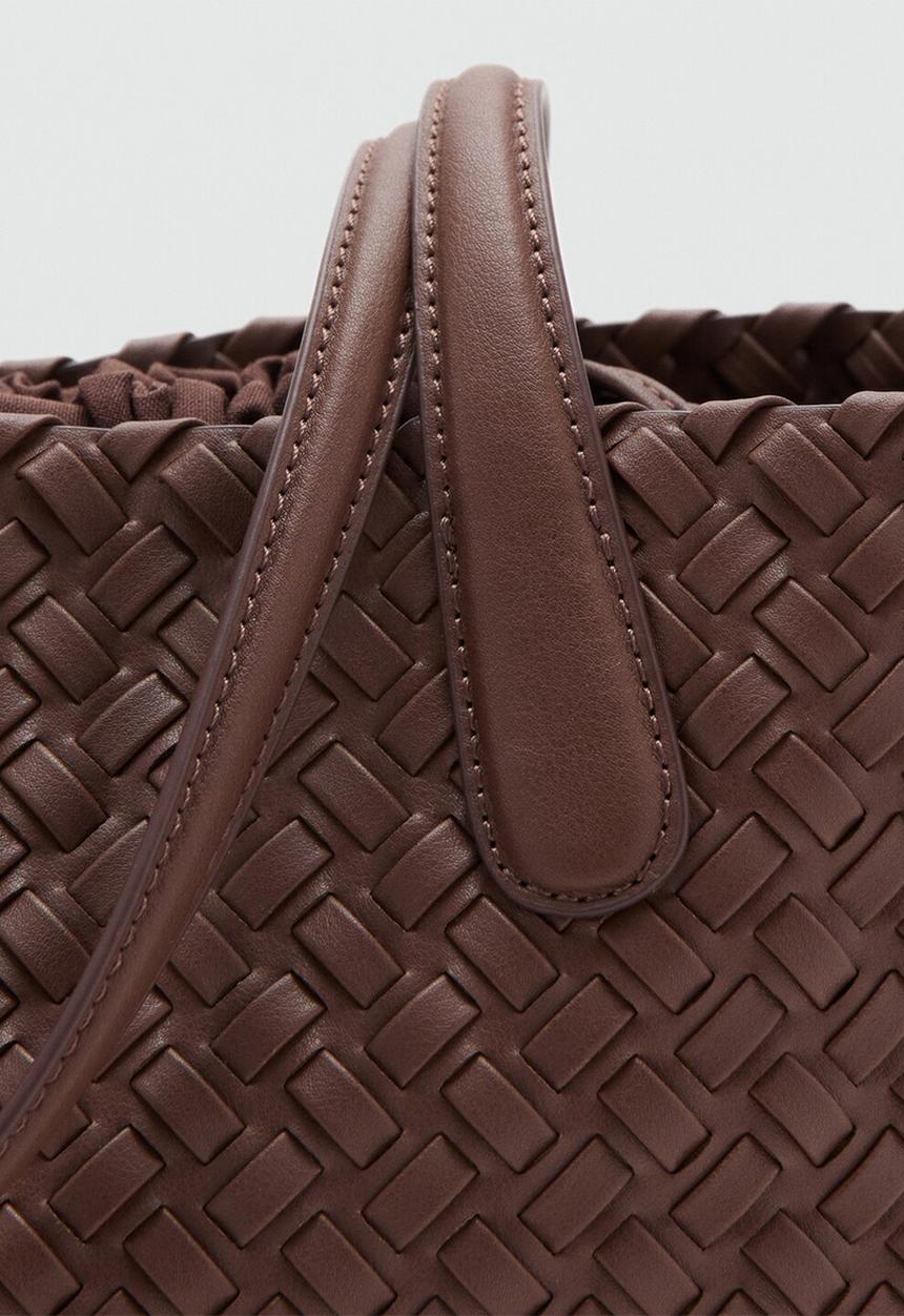 MANGO - Thiago Tote Bag - Brown