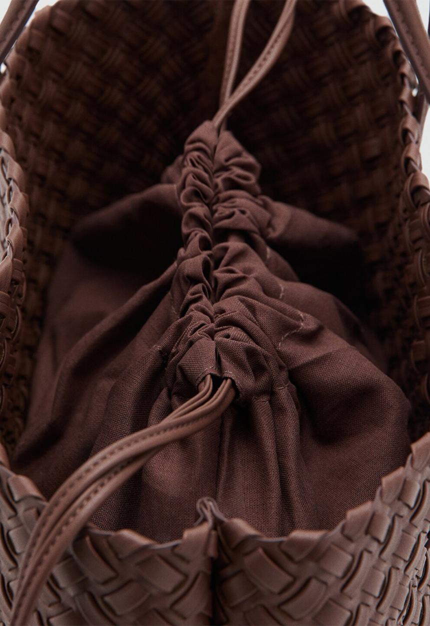 MANGO - Thiago Tote Bag - Brown