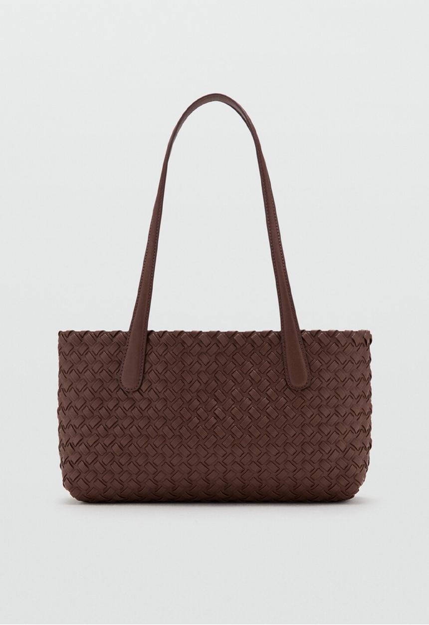 MANGO - Thiago Tote Bag - Brown