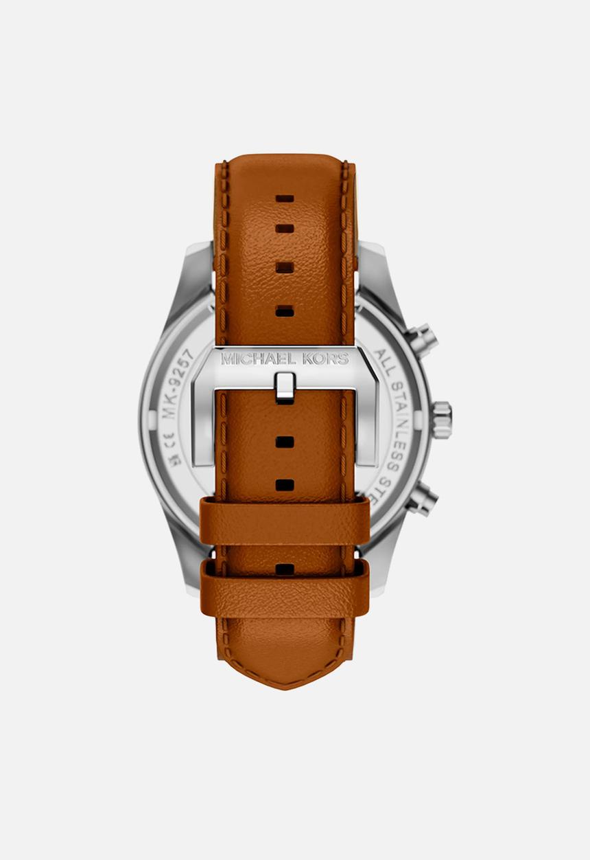 Michael Kors - Lexington Leather Chronograph Watch MK9257 - Brown