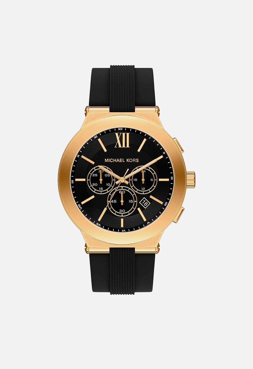 Michael Kors - Billie Silicone Chronograph Watch MK9253 - Black