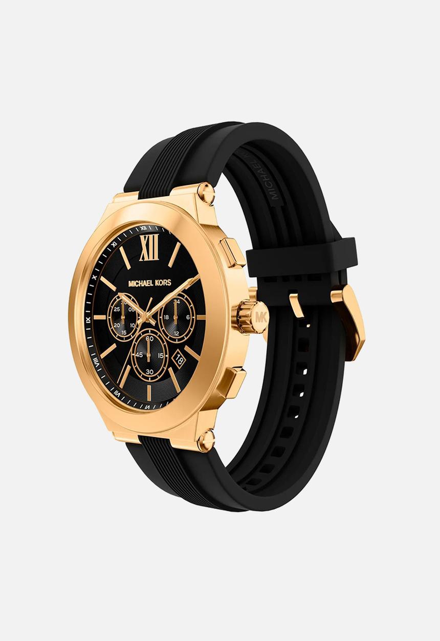 Michael Kors - Billie Silicone Chronograph Watch MK9253 - Black