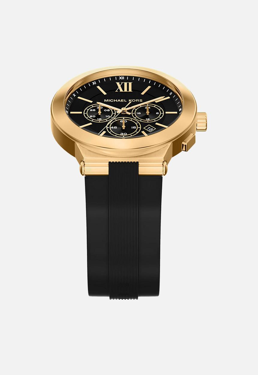 Michael Kors - Billie Silicone Chronograph Watch MK9253 - Black