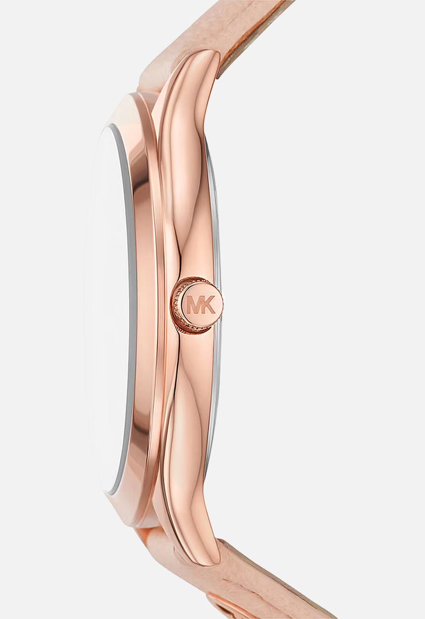 Michael Kors - Michael Kors Slim Runway Three-Hand Watch MK7545  - Pink