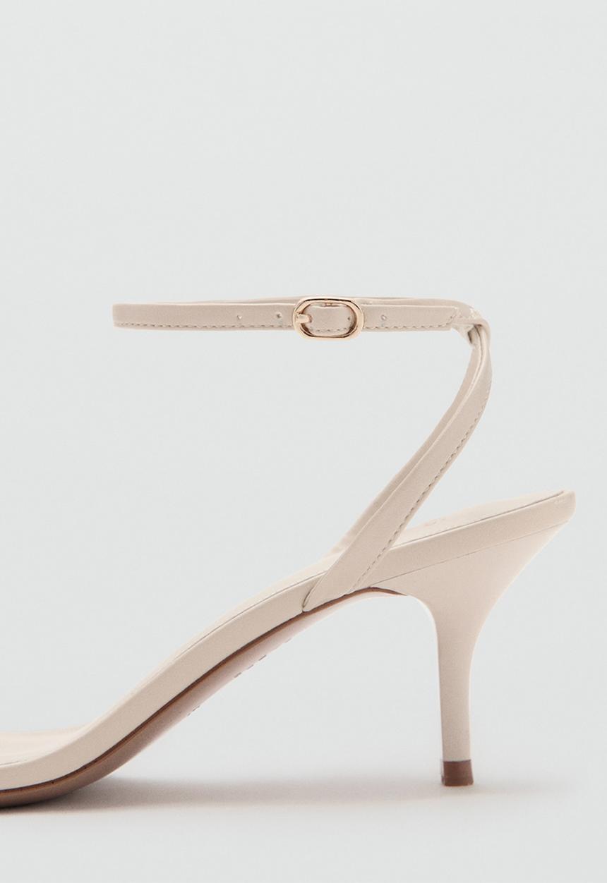 MANGO - Pia open toe ankle strap - light beige