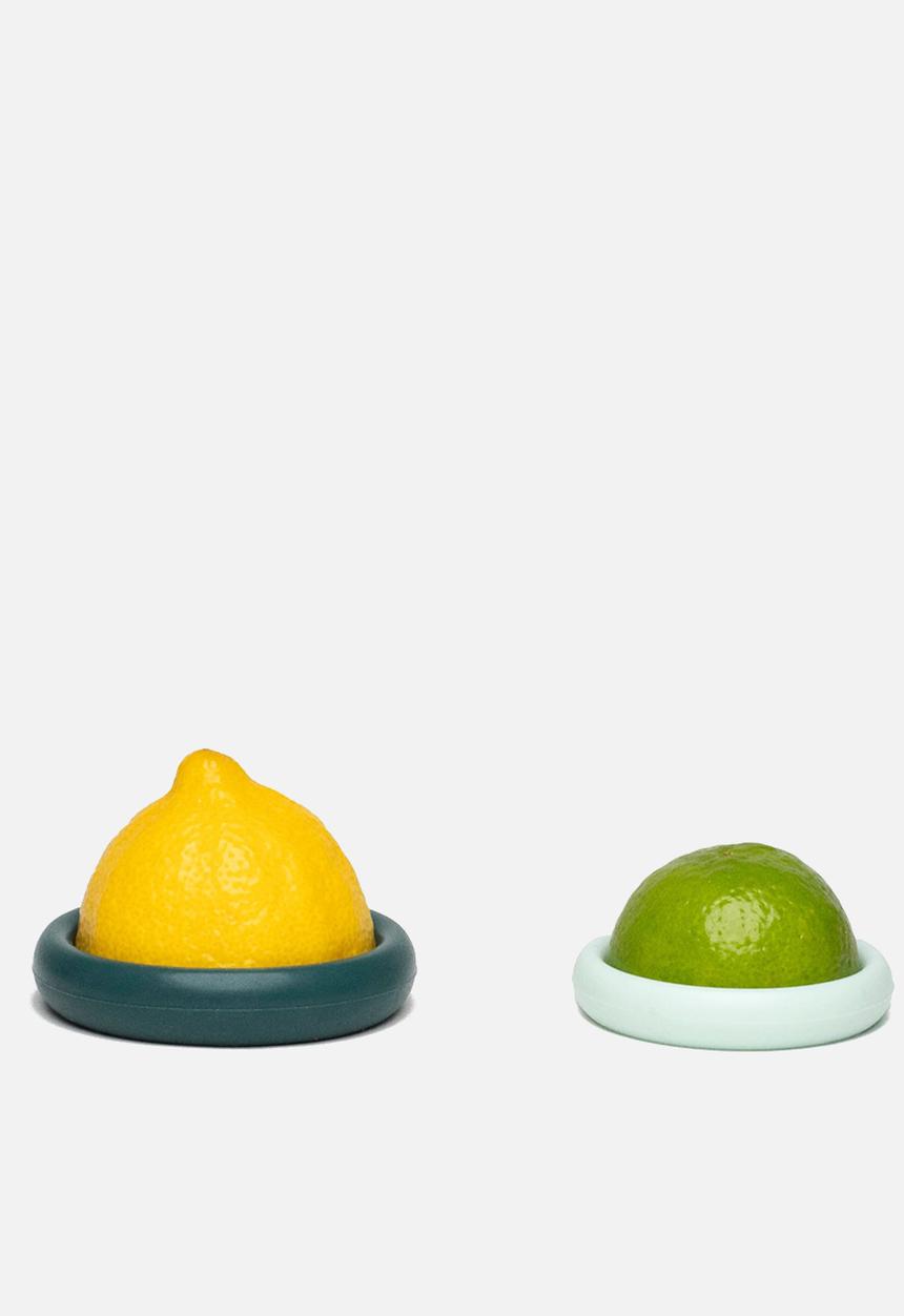 Foodhuggers - Food Huggers Citrus Savers Set of 2 - Forest Mint