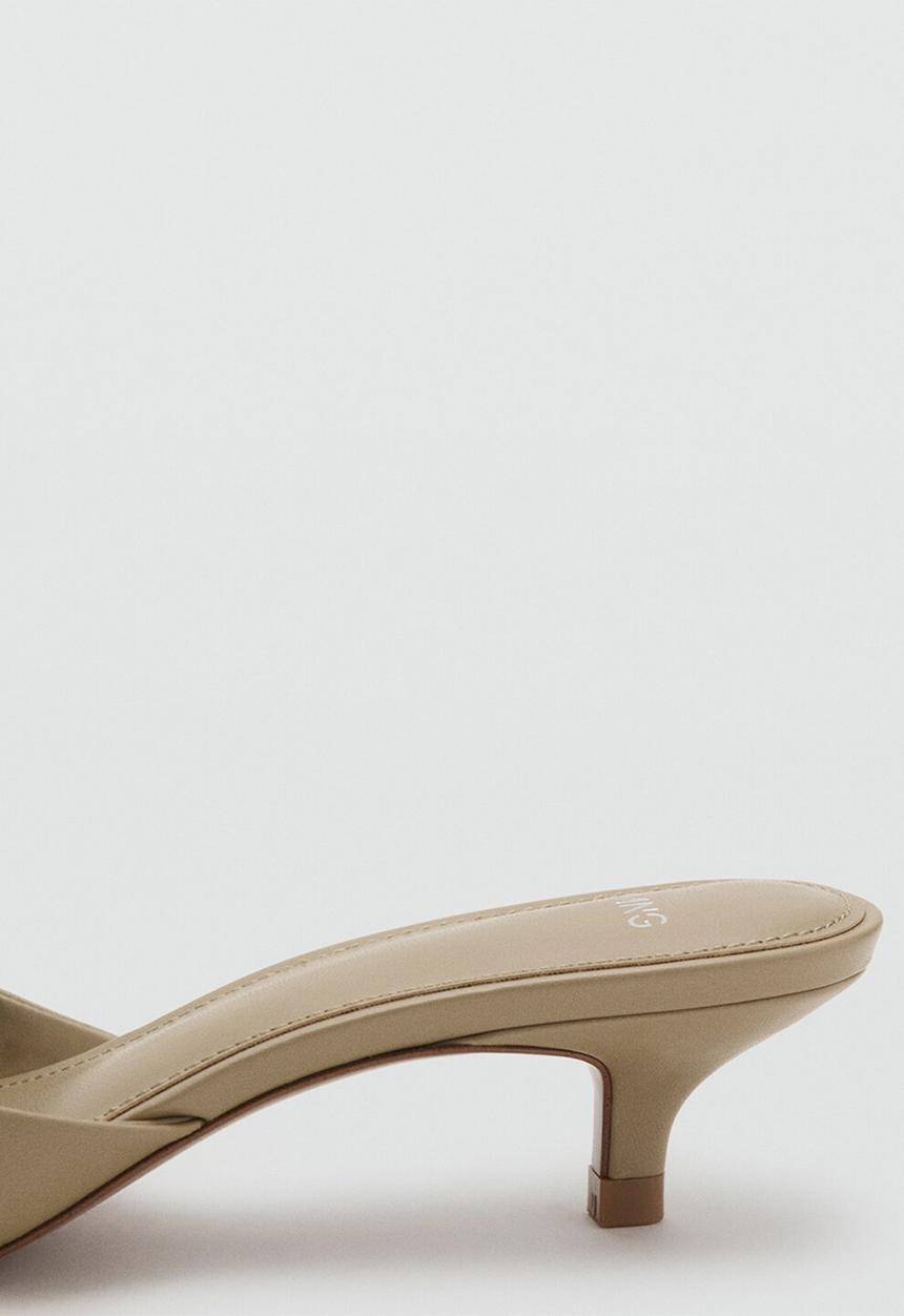 MANGO - Furi closed toe mule - light beige