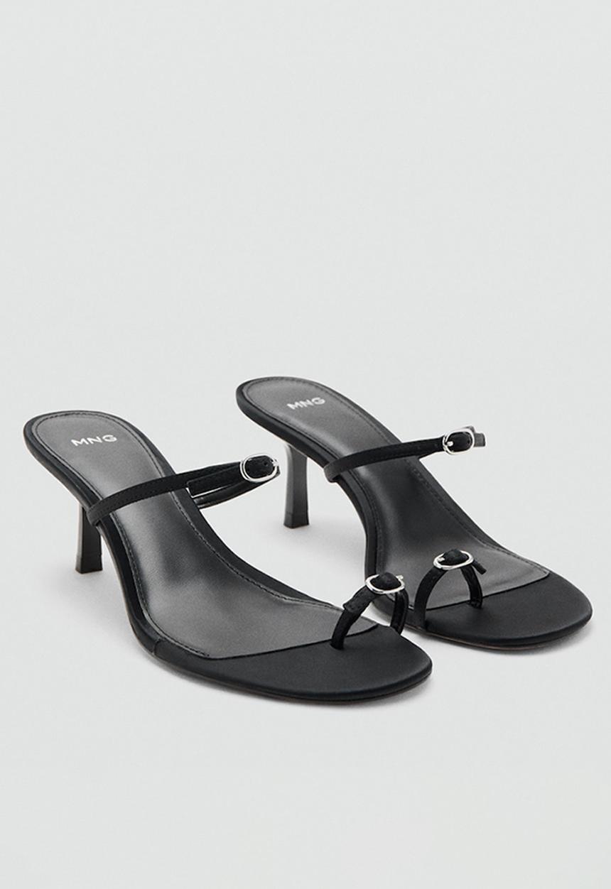 MANGO - Gina open toe mule - black