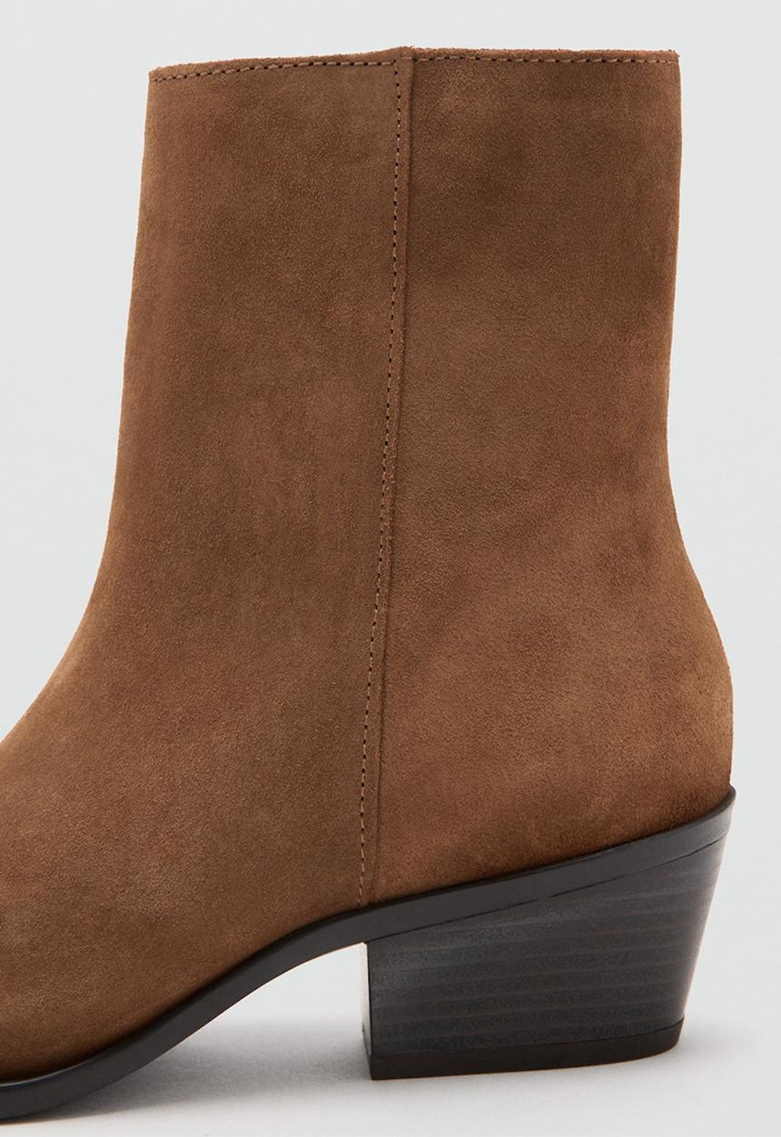 MANGO - Wagonankleboot western - medium brown